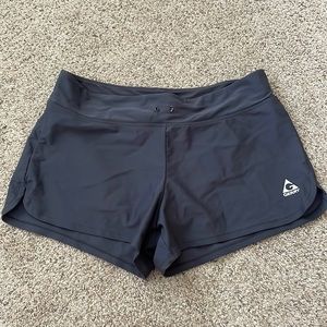 Grey athletic shorts